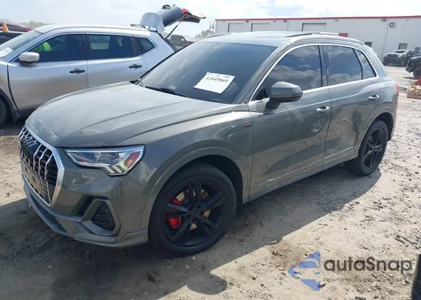 2019 Audi Q3 2.0T S Line Premium from USA, damaged, VIN WA1EECF32K1083805